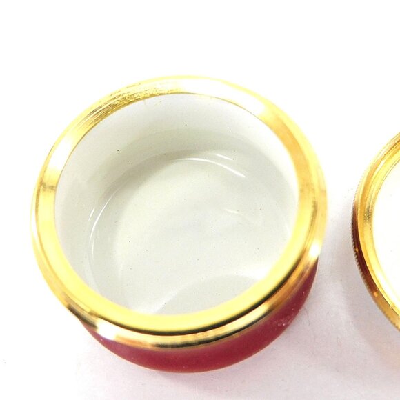 Halcyon Days Prince Andrew & Fergie Marriage Trinket Ring Box Battersea 1986 - Picture 8 of 9